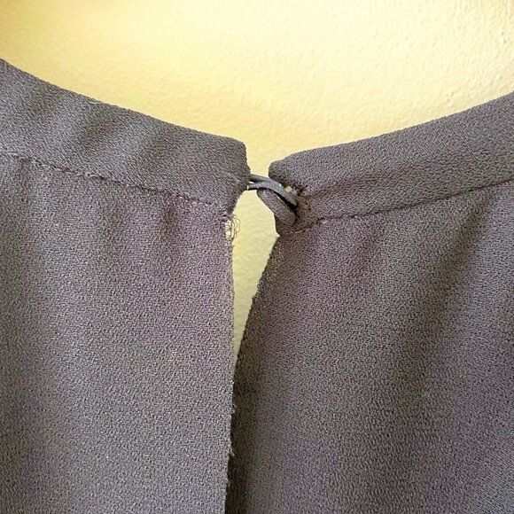 Reiss Lyon V-neck Dress in Navy Blue, Size 4 - Picture 5 of 7